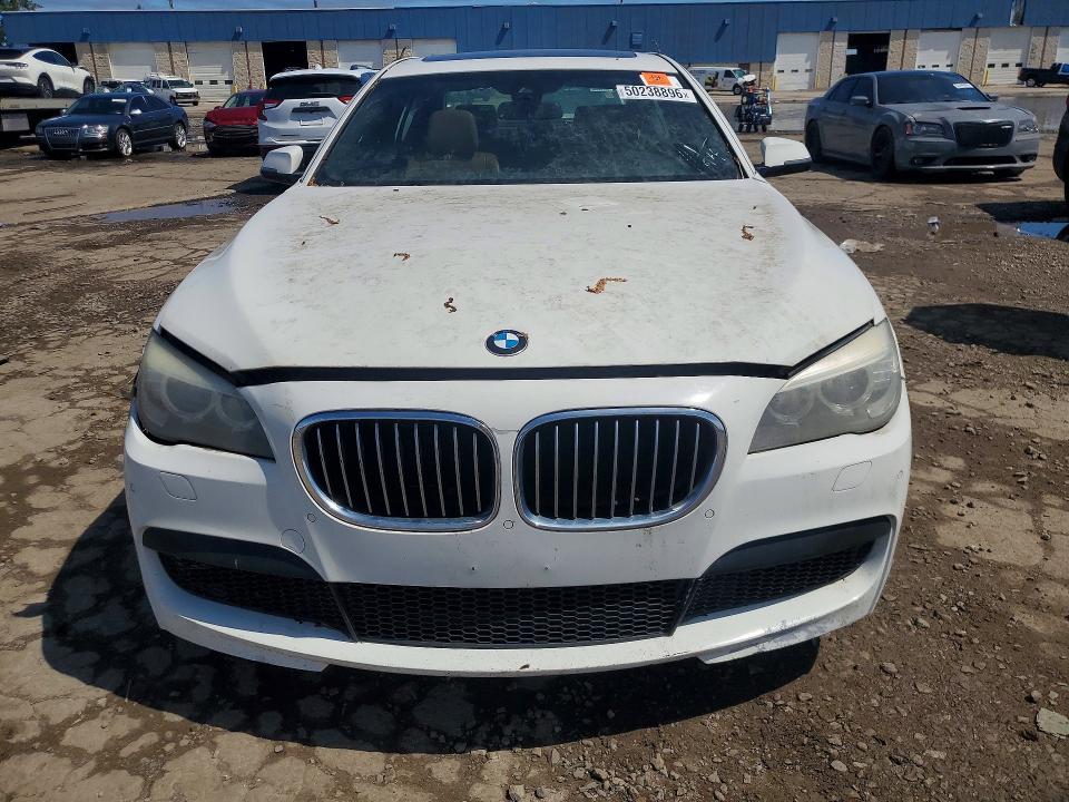 2013 BMW 7 series VIN WBAYF4C54DD281523 COPART salvage auction — FRONT END, Mi - Certificate Of Title, sold $1,000 on 2026-07-02 (photo 5)