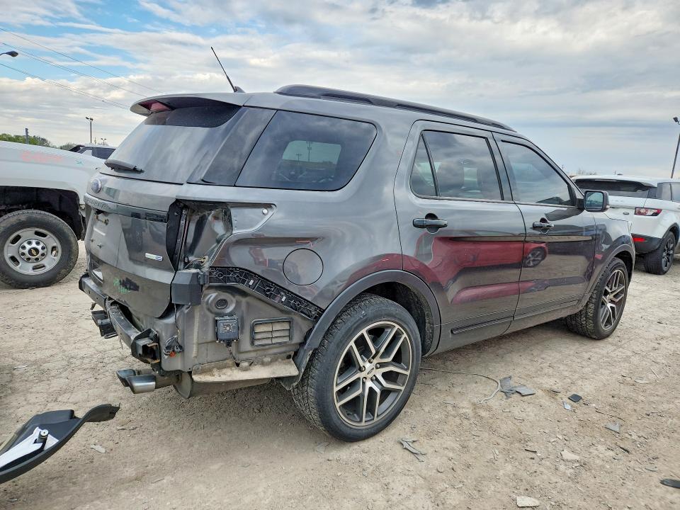 2018 Ford Explorer VIN 1FM5K8GT4JGA48751 COPART salvage auction — REAR END, In - Cert Of Title-Salvage Title, sold $5,550 on 2026-07-03 (photo 3)