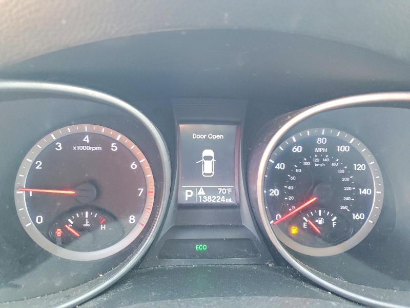 2014 Hyundai Santa fe VIN 5XYZU3LBXEG178087 COPART salvage auction — SIDE, WA - BILL OF SALE, sold $1,400 on 2026-07-18 (photo 9)