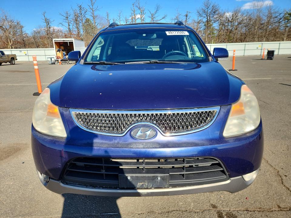 2009 Hyundai Veracruz VIN KM8NU73CX9U081602 COPART salvage auction — FRONT END, Id - Salvage Certificate Of Title, sold $1,100 on 2026-07-08 (photo 5)