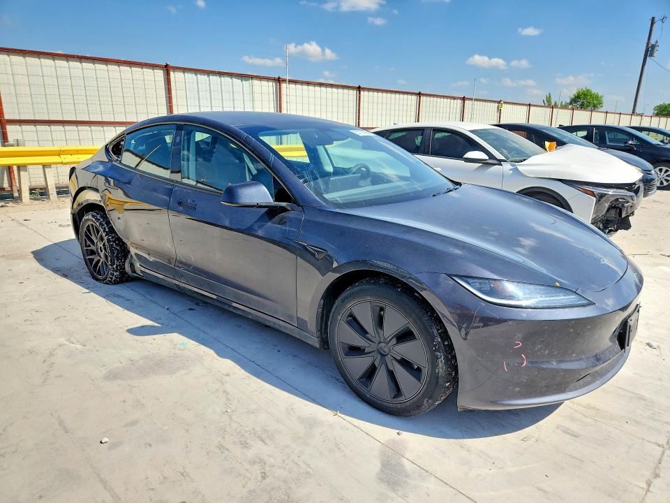 2025 Tesla Model 3 VIN 5YJ3E1EA2SF971186 COPART salvage auction — REAR END, Tx - Salvage Vehicle Title, sold $15,000 on 2026-07-24 (photo 4)