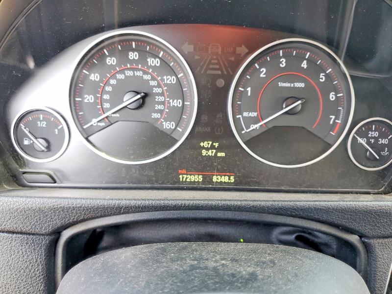 2013 BMW 3er VIN WBA3A5C55DF603119 COPART salvage auction — ROLLOVER, Salvage Title, sold $225 on 2026-07-15 (photo 9)