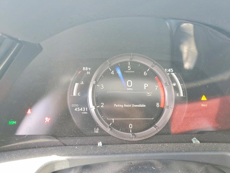 2022 Lexus ES VIN 58AJZ1B13NU133958 COPART salvage auction — SIDE, Tx - Salvage Vehicle Title, sold $20,000 on 2026-07-20 (photo 9)