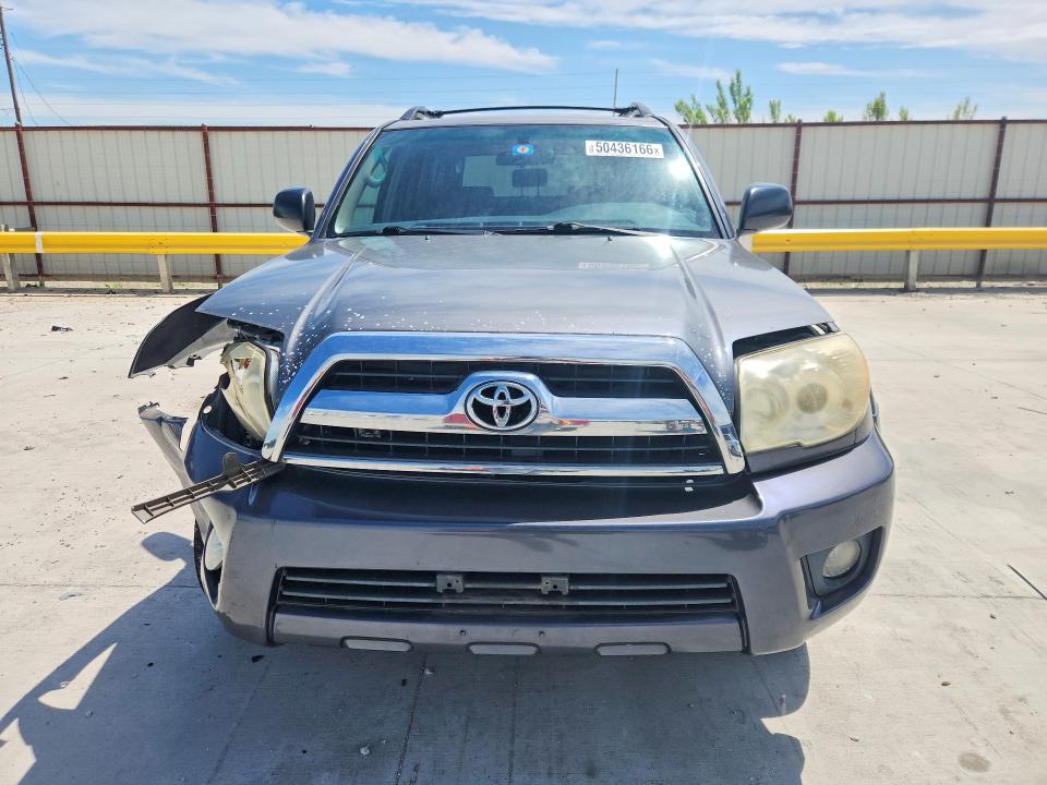 2008 Toyota 4runner VIN JTEZU14R18K021932 COPART salvage auction — FRONT END, Tx - Salvage Vehicle Title, sold $4,200 on 2026-07-10 (photo 5)