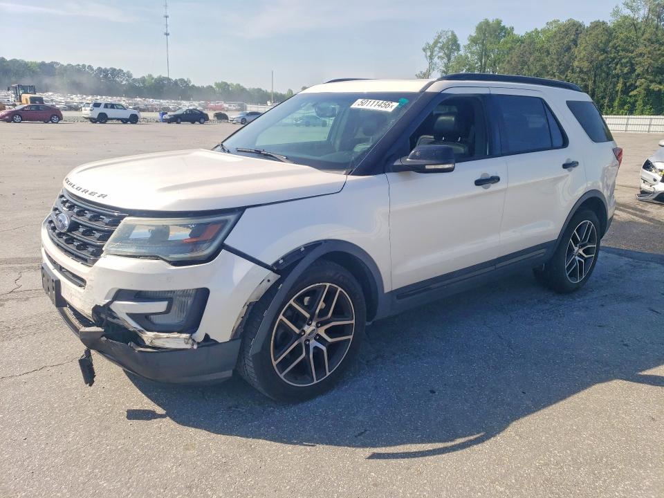 2016 Ford Explorer VIN 1FM5K8GT9GGB31858 COPART salvage auction — FRONT END, Nc - Salvage Certificate Of Title, sold $2,500 on 2026-07-02 (photo 1)