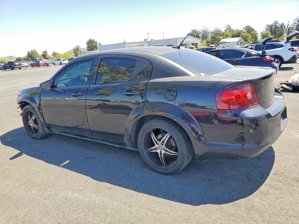 2014 Dodge Avenger VIN 1C3CDZABXEN115919 COPART salvage auction — FRONT END, Ca - Salvage Certificate, sold $600 on 2026-07-08 (photo 2)