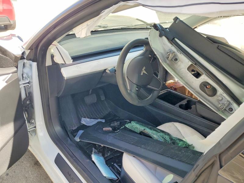 2022 Tesla Model 3 VIN 5YJ3E1EA7NF374670 COPART salvage auction — SIDE, Salvage Title, sold $2,700 on 2026-07-16 (photo 8)