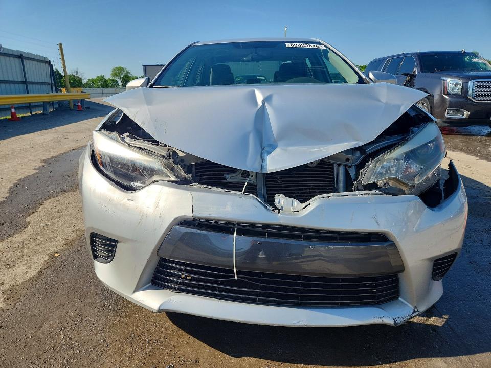 2015 Toyota Corolla VIN 5YFBURHE2FP339925 COPART salvage auction — FRONT END, Tn - Salvage Certificate, sold $3,300 on 2026-07-29 (photo 5)