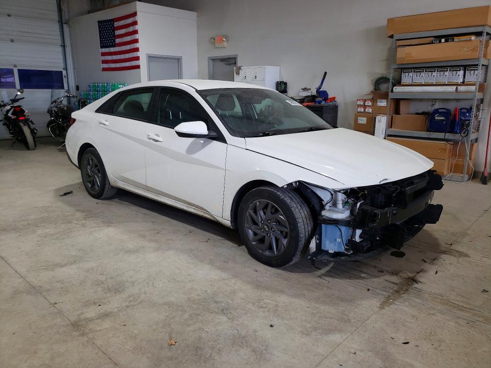 2024 Hyundai Elantra VIN KMHLM4DG9RU678618 COPART salvage auction — FRONT END, MD - CERT OF SALVAGE > 75% DAMAGE, sold $5,300 on 2026-07-03 (photo 4)