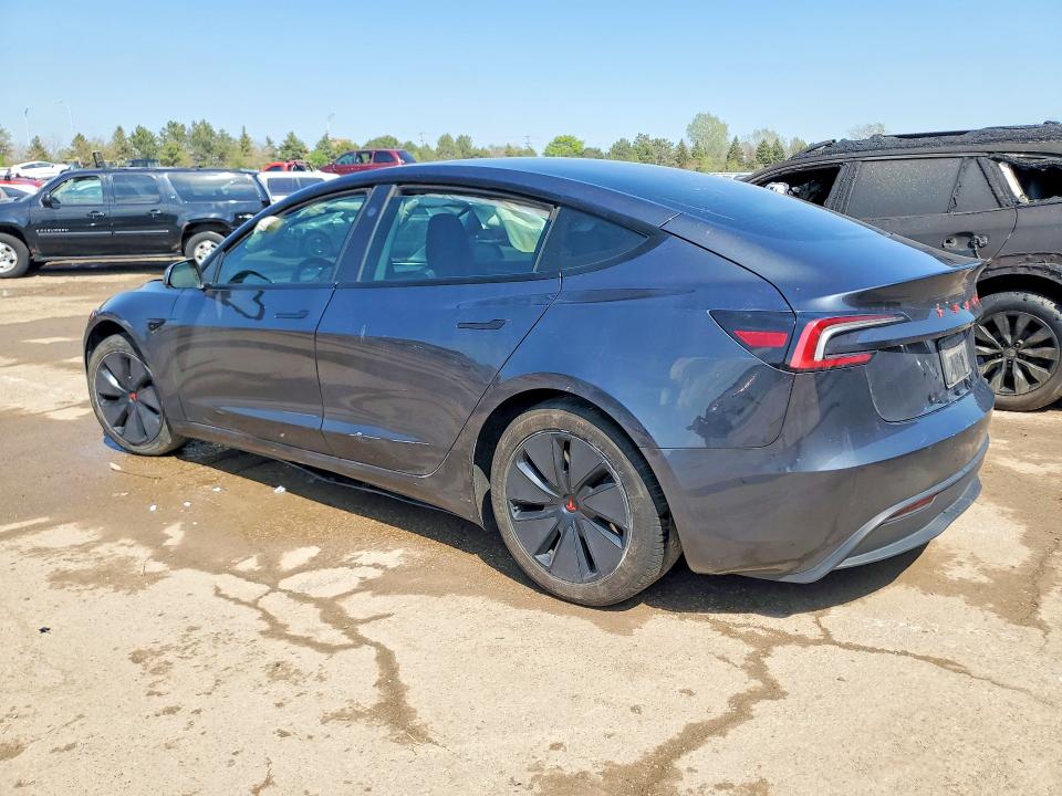 2024 Tesla Model 3 VIN 5YJ3E1EA7RF721713 COPART salvage auction — FRONT END, Il - Salvage Certificate, sold $11,000 on 2026-07-21 (photo 2)