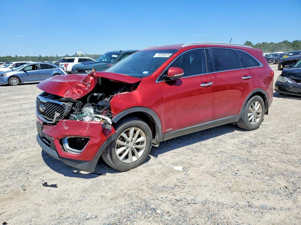 2016 Kia Sorento VIN 5XYPGDA35GG169235 COPART salvage auction — FRONT END, Tx - Salvage Vehicle Title, sold $1,050 on 2026-07-17 (photo 1)
