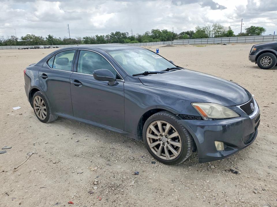 2007 Lexus Is 250 VIN JTHCK262375012828 COPART salvage auction — FRONT END, TX - SALVAGE VEHICLE TITLE, sold $625 on 2026-07-09 (photo 4)