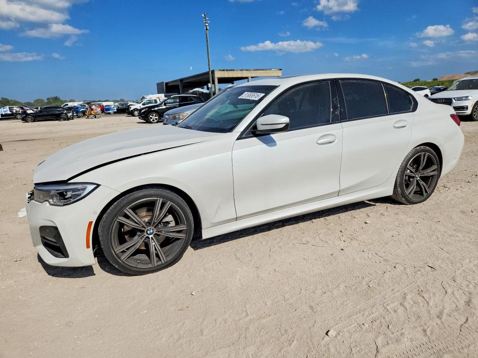 2021 BMW 3er VIN 3MW5R1J02M8C18207 COPART salvage auction — FRONT END, Fl - Cert Of Title Slvg Rebuildable, sold $15,400 on 2026-07-09 (photo 1)