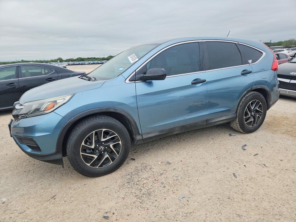 2016 Honda Cr-v VIN 2HKRM3H4XGH560027 COPART salvage auction — MINOR DENT/SCRATCHES, Tx - Salvage Vehicle Title, sold $5,400 on 2026-07-02 (photo 1)
