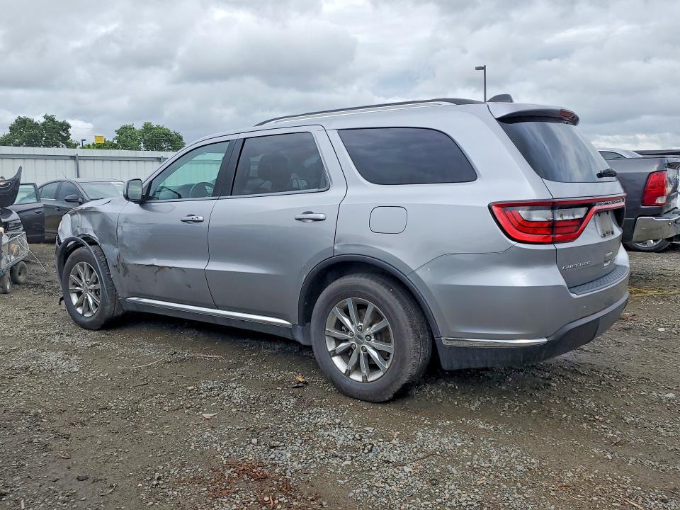 2016 Dodge Durango VIN 1C4RDHAG6GC361845 COPART salvage auction — FRONT END, Ca - Salvage Certificate, sold $1,550 on 2026-07-09 (photo 2)