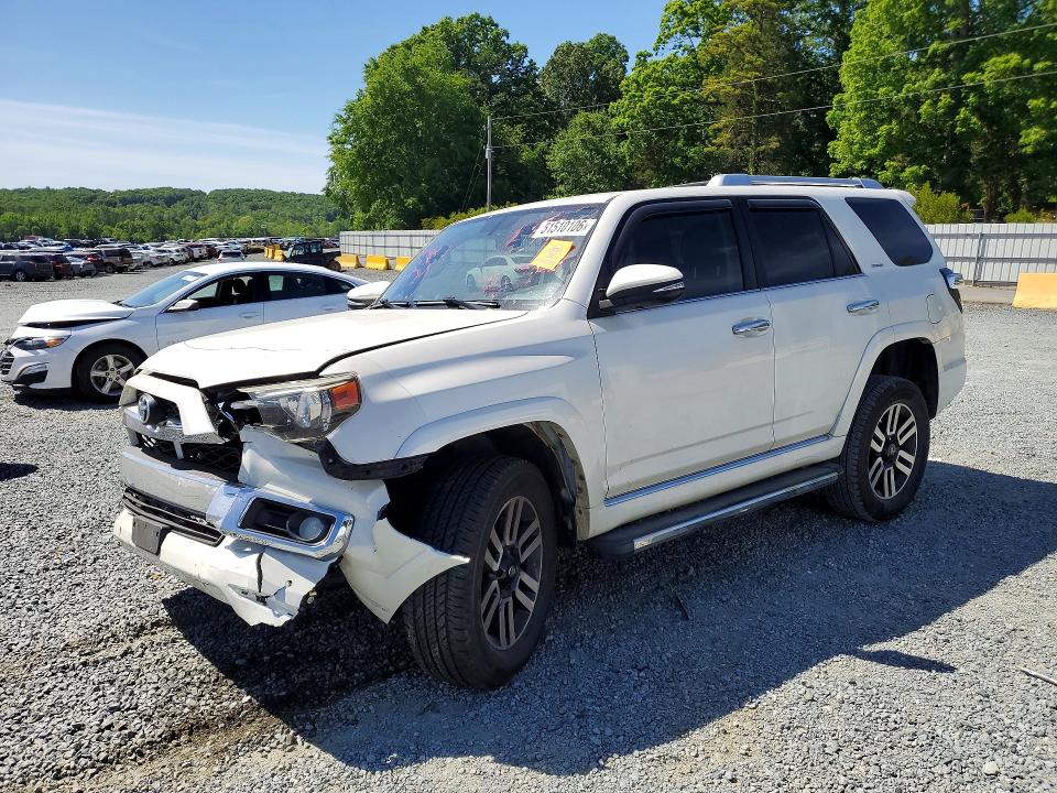 2016 Toyota 4runner VIN JTEBU5JR5G5328756 COPART salvage auction — FRONT END, Nc - Salvage Certificate Of Title, sold $17,300 on 2026-07-02 (photo 1)