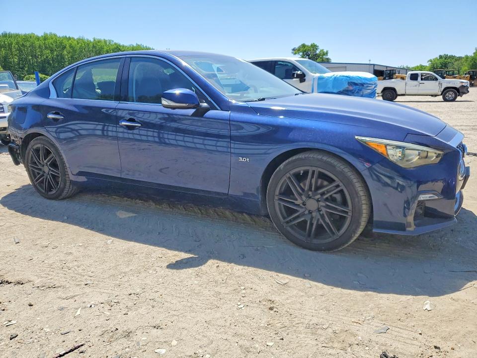 2019 Infiniti Q50 VIN JN1EV7AR2KM592349 COPART salvage auction — REAR END, Va - Cert Of Title - Salvage, sold $175 on 2026-07-21 (photo 4)