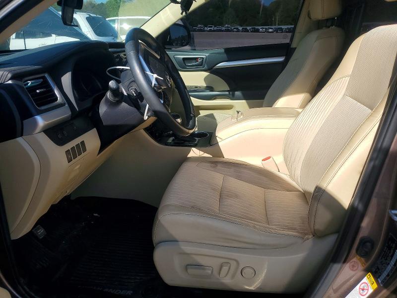 2019 Toyota Highlander VIN 5TDBZRFH7KS700663 COPART salvage auction — FRONT END, Ar - Cert Of Title-Salvage, sold $8,100 on 2026-07-06 (photo 7)