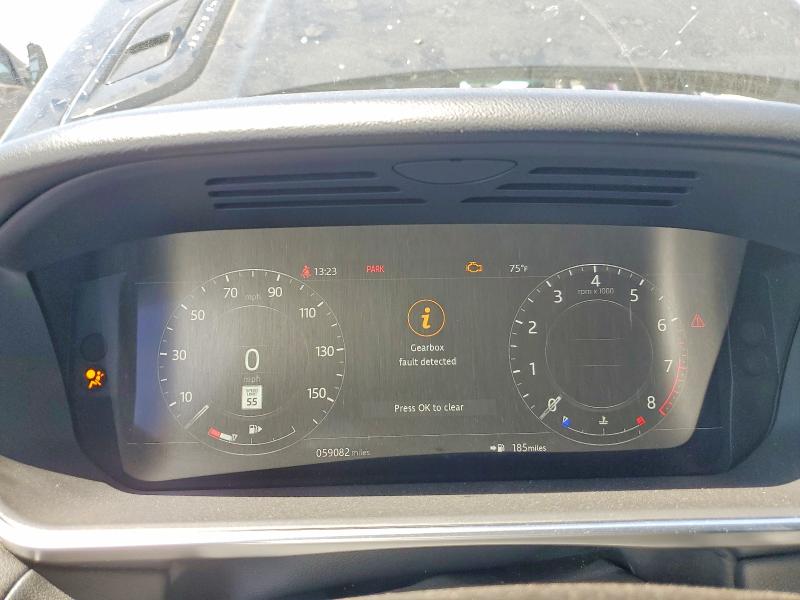 2022 Land rover RANGE ROVER VIN SALWR2SU9NA234871 COPART salvage auction — FRONT END, Ca - Salvage Certificate, sold $5,400 on 2026-07-13 (photo 9)