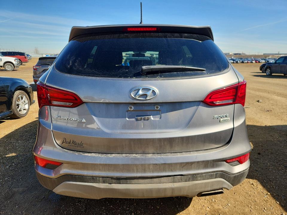 2018 Hyundai Santa fe VIN 5XYZTDLB4JG546492 COPART salvage auction — FRONT END, Ab - Bos - Salvage, sold $5,500 on 2026-07-02 (photo 6)