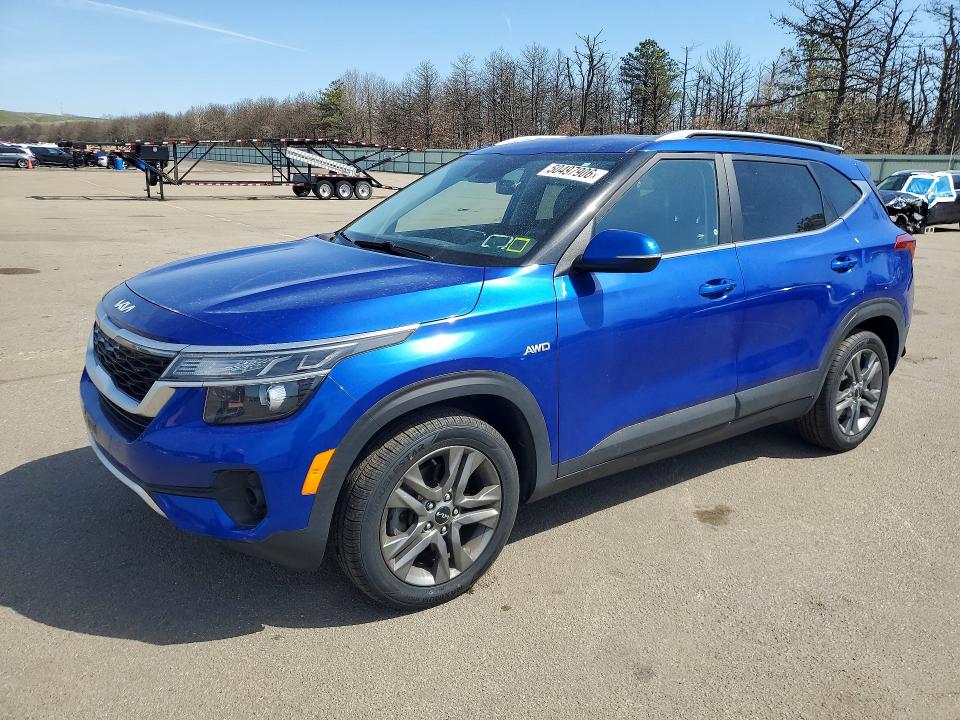 2022 Kia Seltos VIN KNDEUCAA5N7266518 COPART salvage auction — REAR END, Ny - Mv-907A Salvage Certificate, sold $4,600 on 2026-07-06 (photo 1)