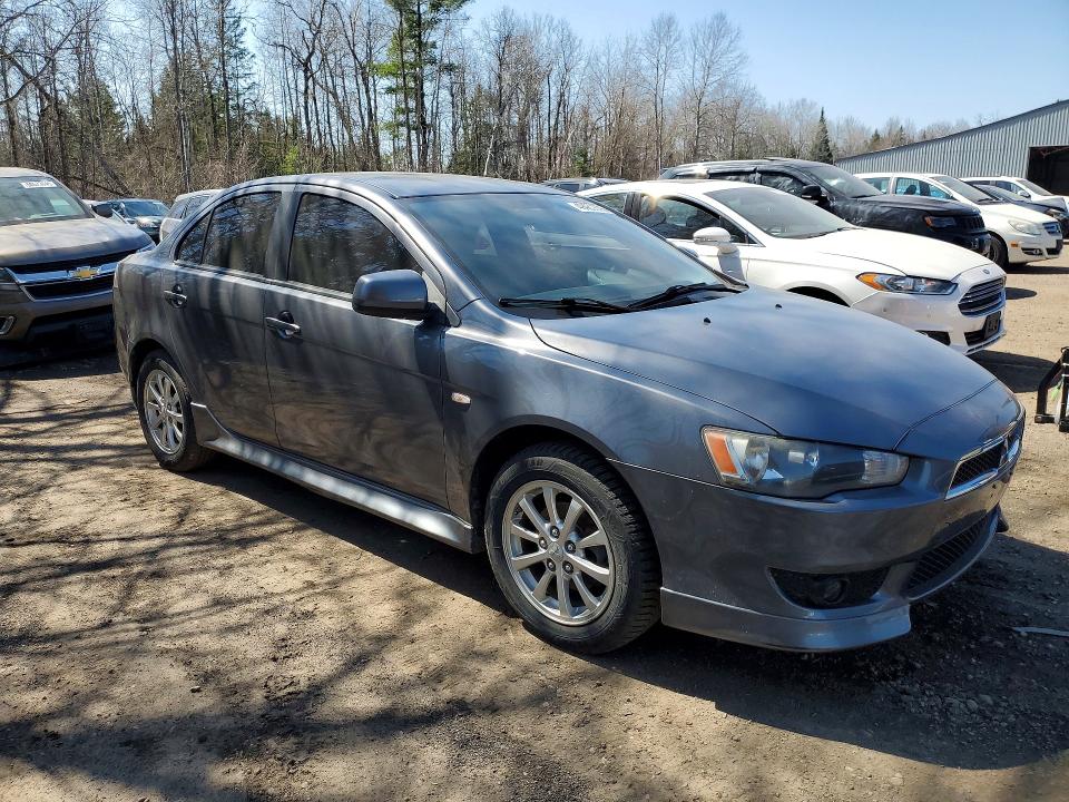 2010 Mitsubishi Lancer VIN JA32U2FU4AU607384 COPART salvage auction — SIDE, ON - PERMIT NO BRAND - UNFIT, sold $1,000 on 2026-07-14 (photo 4)