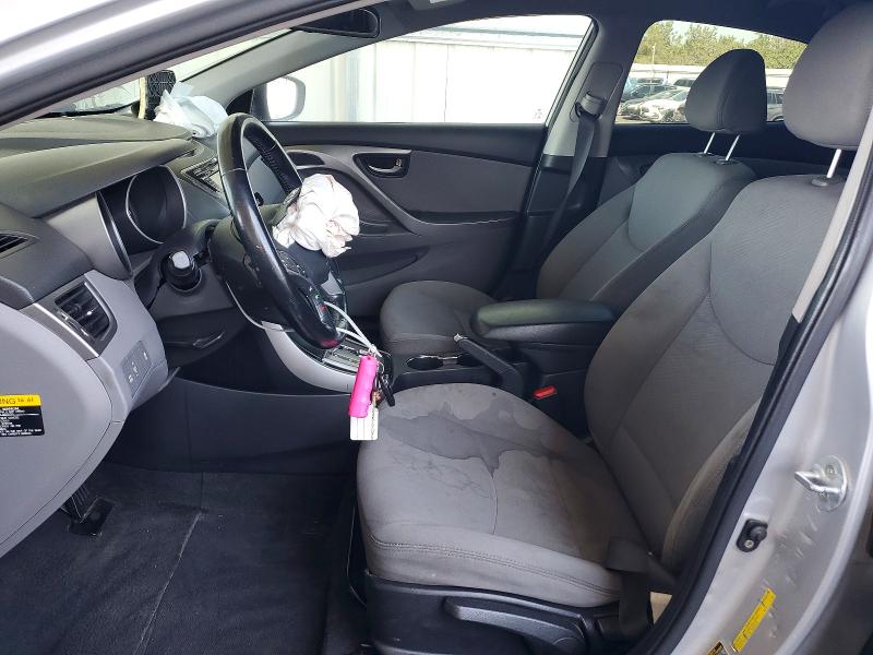 2013 Hyundai Elantra VIN KMHDH4AE7DU551595 COPART salvage auction — FRONT END, Ca - Salvage Certificate, sold $725 on 2026-07-09 (photo 7)