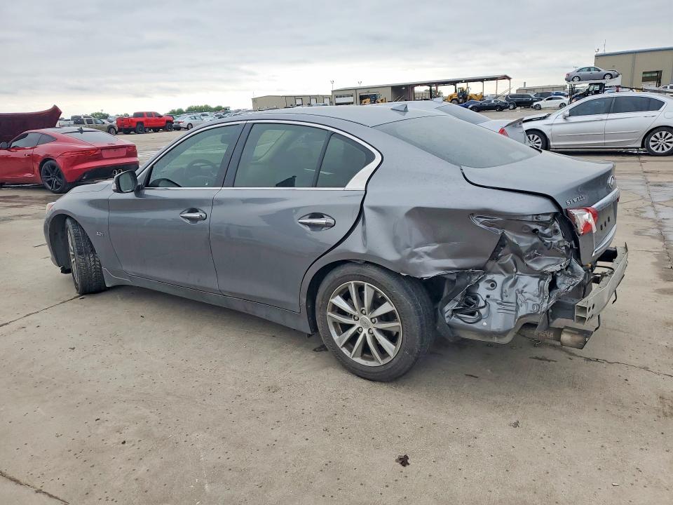 2016 Infiniti Q50 VIN JN1EV7AP7GM305528 COPART salvage auction — REAR END, Tx - Salvage Vehicle Title, sold $4,050 on 2026-07-09 (photo 2)