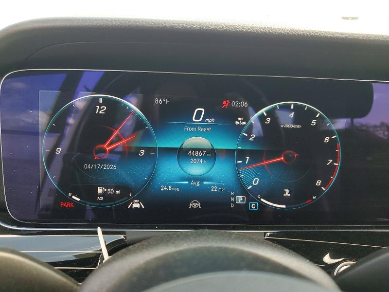 2021 Mercedes-benz E-klasse VIN W1KZF8EB3MA976035 COPART salvage auction — REAR END, Salvage Title, sold $6,800 on 2026-07-21 (photo 9)