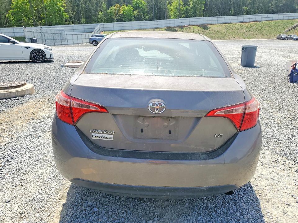 2018 Toyota Corolla VIN 5YFBURHE2JP773836 COPART salvage auction — FRONT END, Nc - Salvage Certificate Of Title, sold $550 on 2026-07-23 (photo 6)