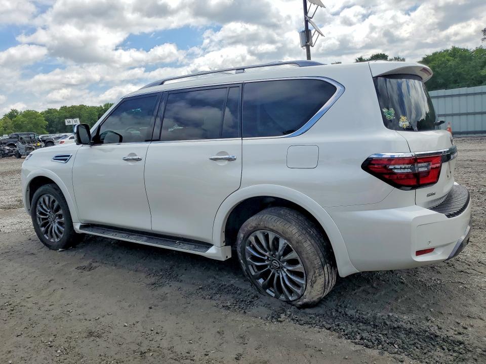2023 Nissan Armada VIN JN8AY2DA2P9402625 COPART salvage auction — SIDE, Sc - Cert Of Title-Salvage, sold $17,200 on 2026-07-14 (photo 2)