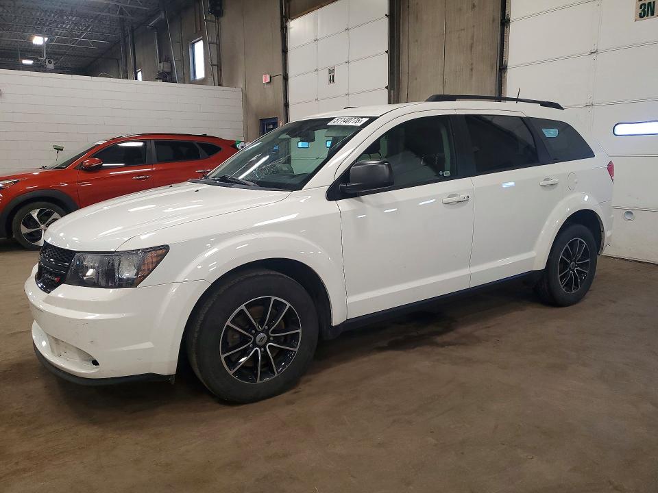 2018 Dodge Journey VIN 3C4PDCAB0JT473969 COPART salvage auction — HAIL, Salvage Title, sold $1,500 on 2026-07-09 (photo 1)