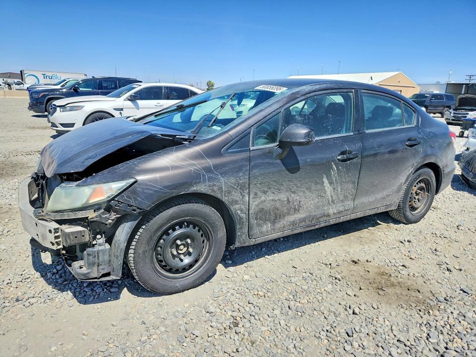 2013 Honda Civic VIN 19XFB2F58DE017063 COPART salvage auction — FRONT END, Id - Salvage Certificate Of Title, sold $275 on 2026-07-23 (photo 1)