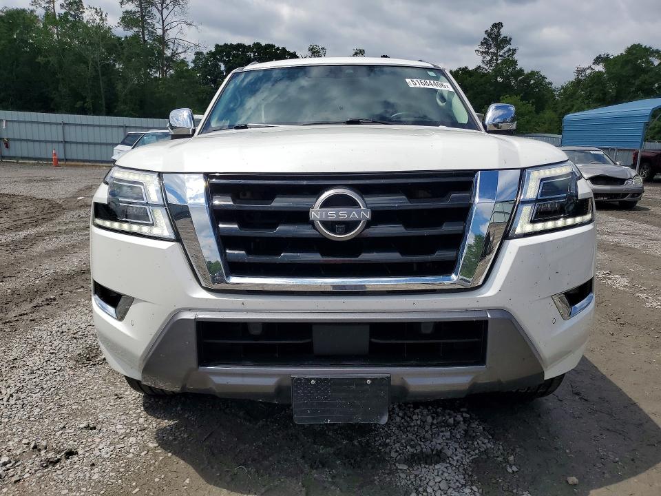 2023 Nissan Armada VIN JN8AY2DA2P9402625 COPART salvage auction — SIDE, Sc - Cert Of Title-Salvage, sold $17,200 on 2026-07-14 (photo 5)