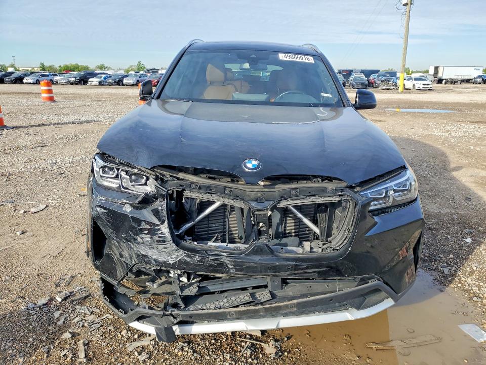 2023 BMW X3 VIN WBX57DP08PN215012 COPART salvage auction — FRONT END, Tx - Salvage Vehicle Title, sold $20,000 on 2026-07-02 (photo 5)