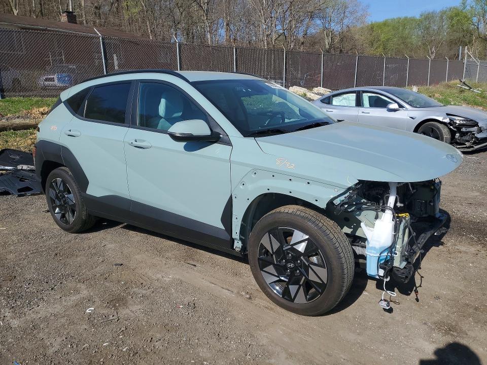 2024 Hyundai Kona VIN KM8HB3AB1RU085933 COPART salvage auction — FRONT END, Md - Cert Of Salvage > 75% Damage, sold $925 on 2026-07-28 (photo 4)