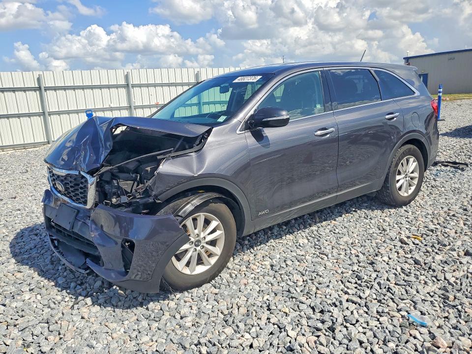 2019 Kia Sorento VIN 5XYPGDA39KG480160 COPART salvage auction — FRONT END, Fl - Cert Of Title Slvg Rebuildable, sold $1,700 on 2026-07-02 (photo 1)