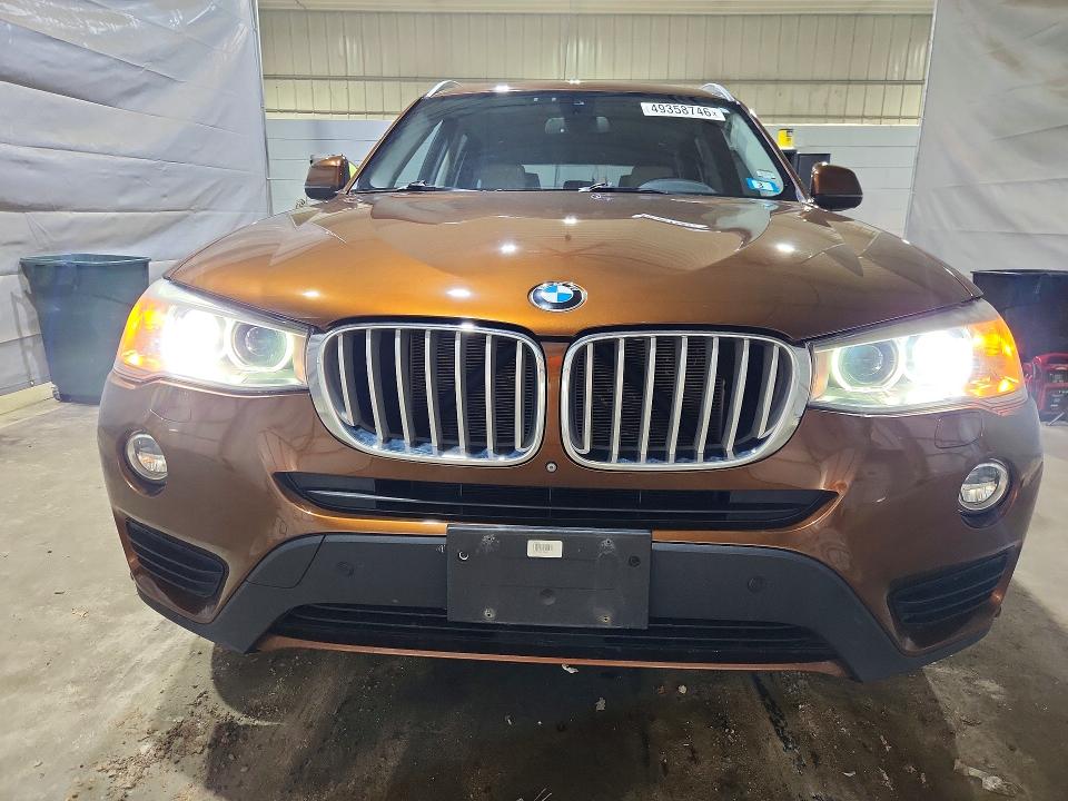 2017 BMW X3 VIN 5UXWX9C59H0T01264 COPART salvage auction — FRONT END, Nh - Cert Of Title-Salvage, sold $1,700 on 2026-07-21 (photo 5)