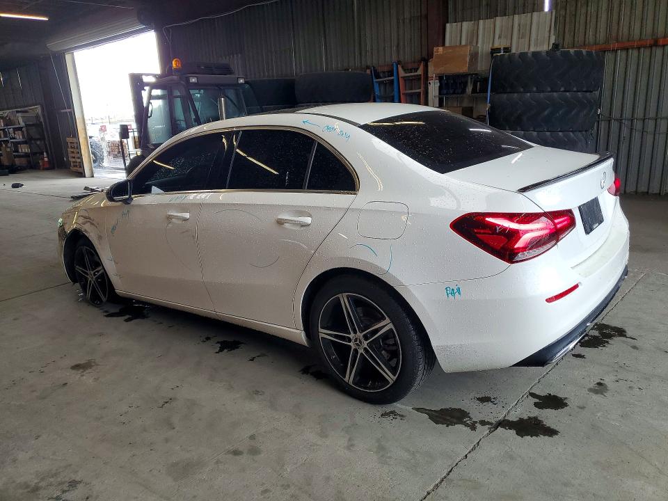 2019 Mercedes-benz A-klasse VIN WDD3G4EB7KW021119 COPART salvage auction — FRONT END, Salvage Title, sold $4,700 on 2026-07-15 (photo 2)