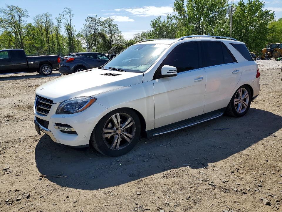 2013 Mercedes-benz Ml-class VIN 4JGDA5HB6DA137621 COPART salvage auction — MINOR DENT/SCRATCHES, MD - CERTIFICATE OF TITLE, sold $4,700 on 2026-07-02 (photo 1)