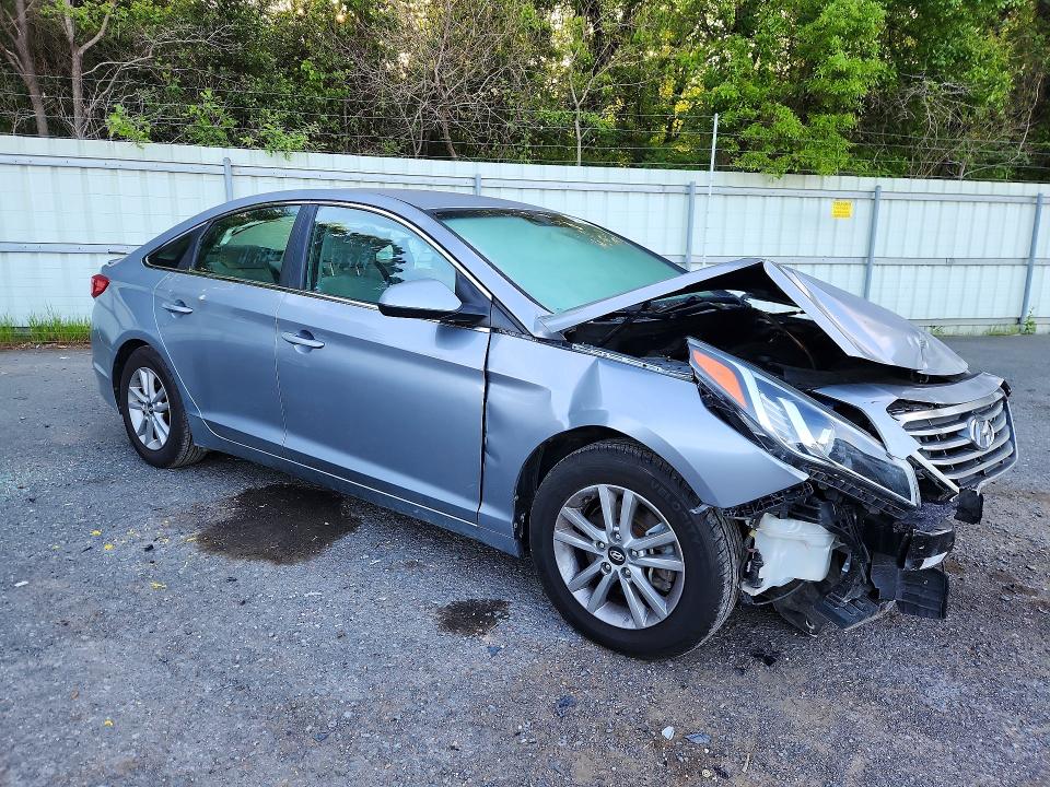 2016 Hyundai Sonata VIN 5NPE24AF7GH381739 COPART salvage auction — FRONT END, La - Cert Of Title-Salvage, sold $725 on 2026-07-02 (photo 4)