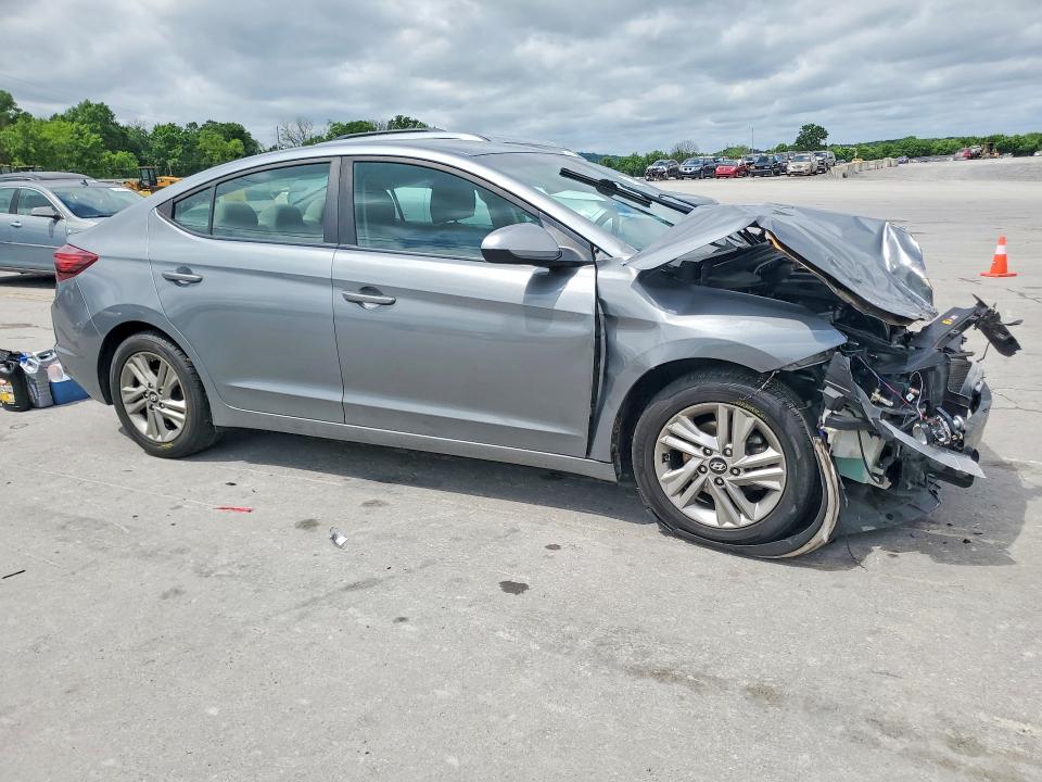 2019 Hyundai Elantra VIN KMHD84LF2KU744207 COPART salvage auction — FRONT END, Tn - Salvage Certificate, sold $625 on 2026-07-20 (photo 4)
