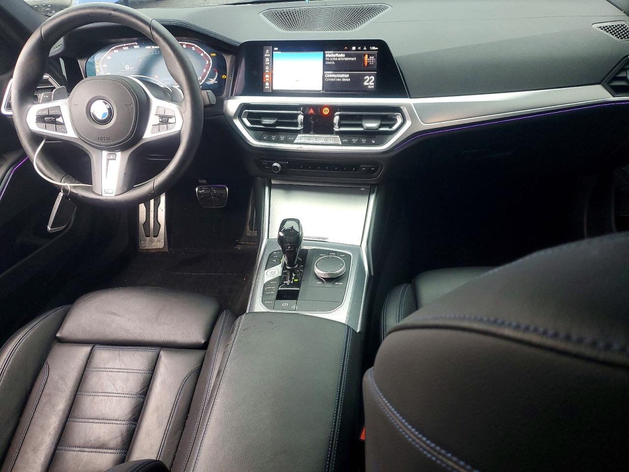 2021 BMW M340i VIN 3MW5U9J05M8B67993 COPART salvage auction — Front End, ID - SALVAGE CERTIFICATE OF TITLE, sold $28,500 on 2026-08-17 (photo 8)