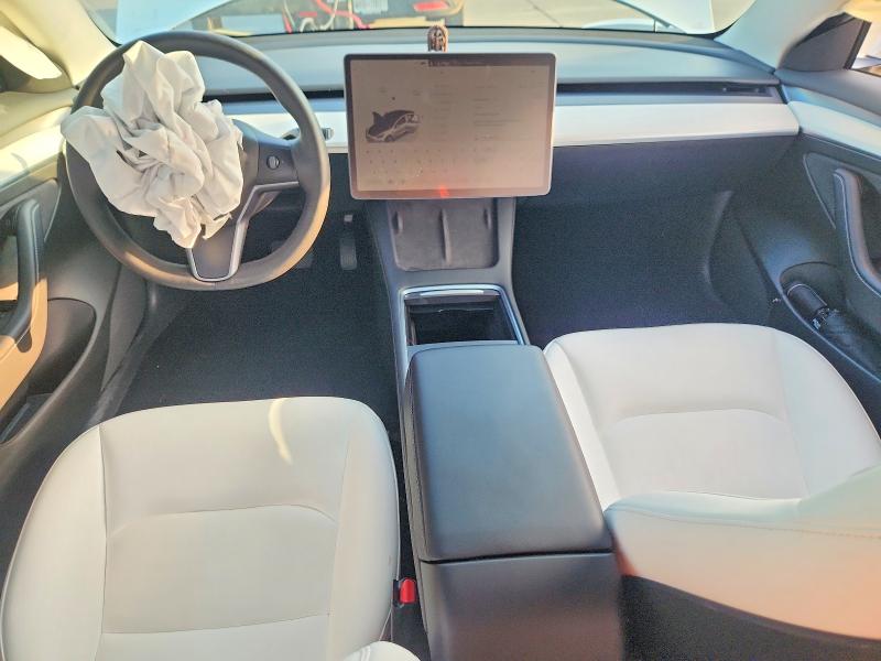 2023 Tesla Model 3 VIN 5YJ3E1EA7PF472150 COPART salvage auction — SIDE, Salvage Title, sold $6,600 on 2026-07-27 (photo 8)