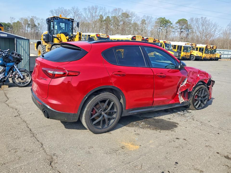 2020 Alfa romeo Stelvio VIN ZASPAKBN9L7C95246 COPART salvage auction — FRONT END, Pa - Certificate Of Salvage, sold $3,300 on 2026-07-28 (photo 3)