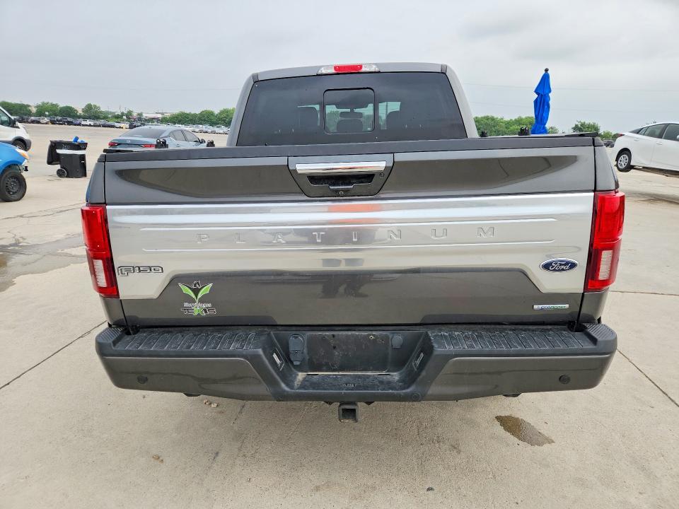 2018 Ford F-150 VIN 1FTEW1EGXJFC99916 COPART salvage auction — FRONT END, Tx - Salvage Vehicle Title, sold $12,400 on 2026-07-09 (photo 6)