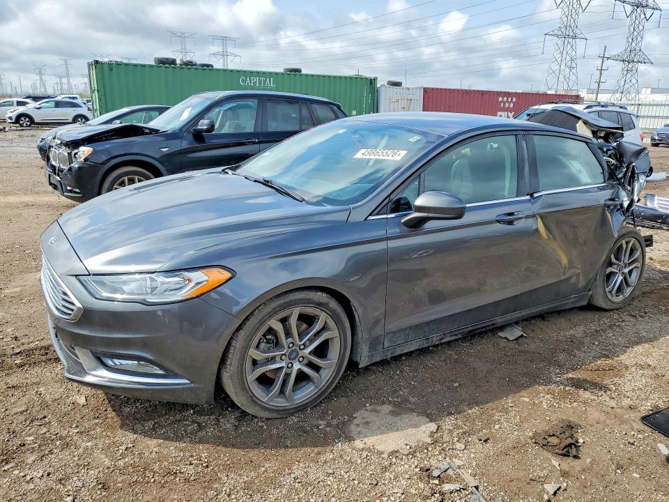 2017 Ford Fusion VIN 3FA6P0G77HR347139 — COPART salvage auction photo