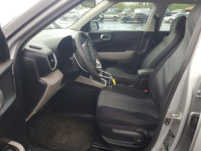 2020 Hyundai Venue VIN KMHRC8A36LU018114 COPART salvage auction — FRONT END, Or - Salvage Title Certificate, sold $2,450 on 2026-07-06 (photo 7)