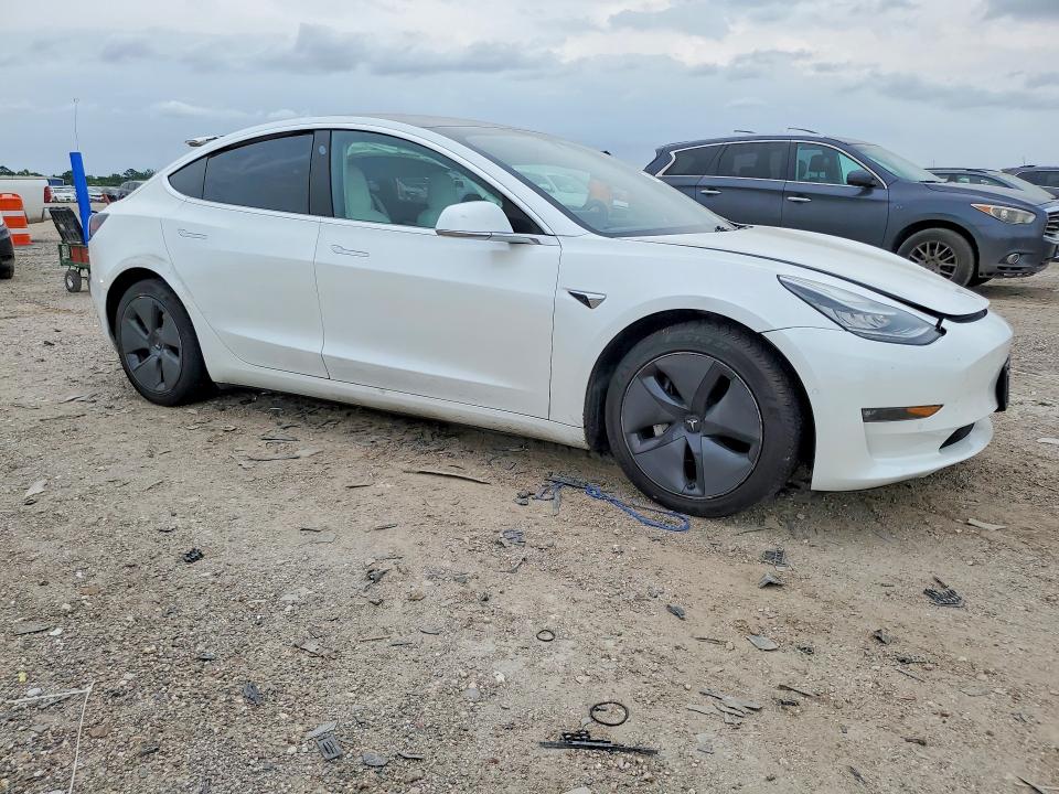 2020 Tesla Model 3 VIN 5YJ3E1EB8LF639621 COPART salvage auction — FRONT END, Tx - Salvage Vehicle Title, sold $8,600 on 2026-08-03 (photo 4)