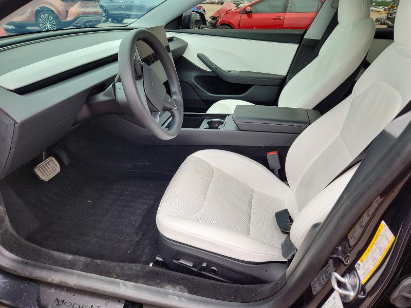 2025 Tesla Model 3 VIN 5YJ3E1EA0SF991632 COPART salvage auction — REAR END, Tx - Certificate Of Title, sold $16,100 on 2026-07-02 (photo 7)